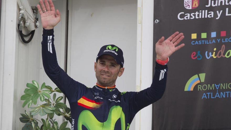 El ciclista del Movistar Team Alejandro Valverde.