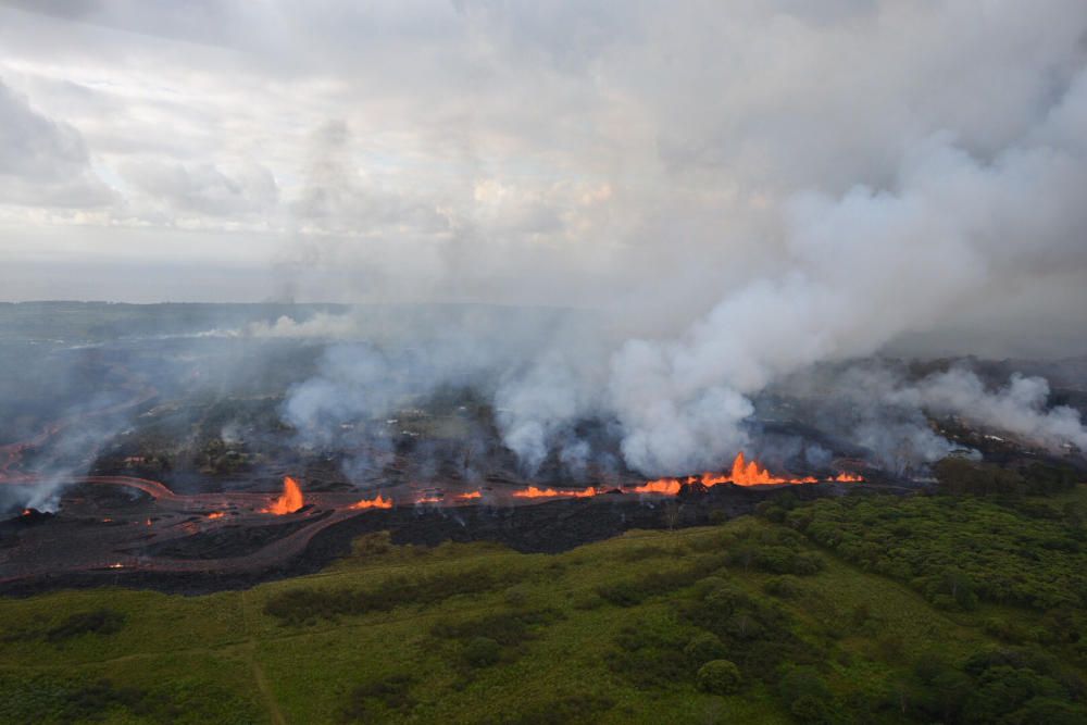 Les erupcions del volcà Kilauea arriben a l'Oceà P