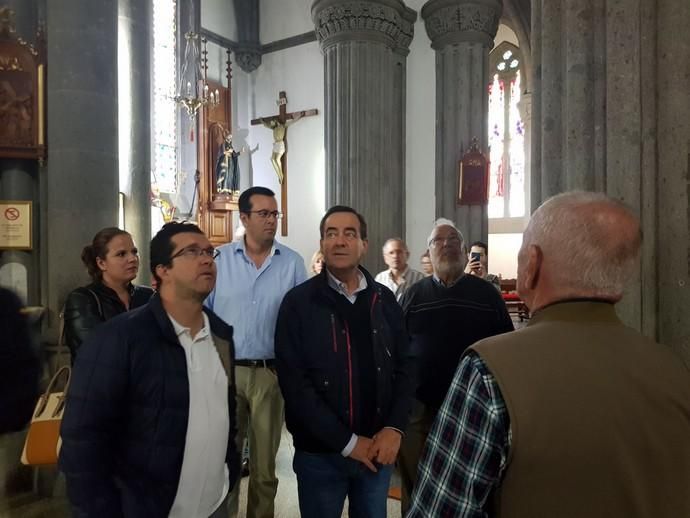 José Bono visita Gran Canaria antes de participar en el Foro Prensa Ibérica