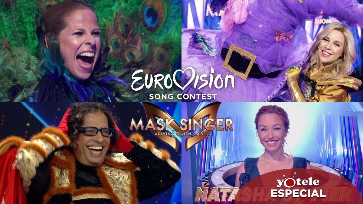 Algunos de los artistas eurovisivos que han participado en ’Mask Singer’.