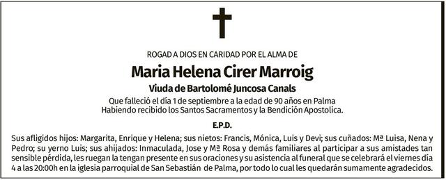 Maria Helena Cirer Marroig