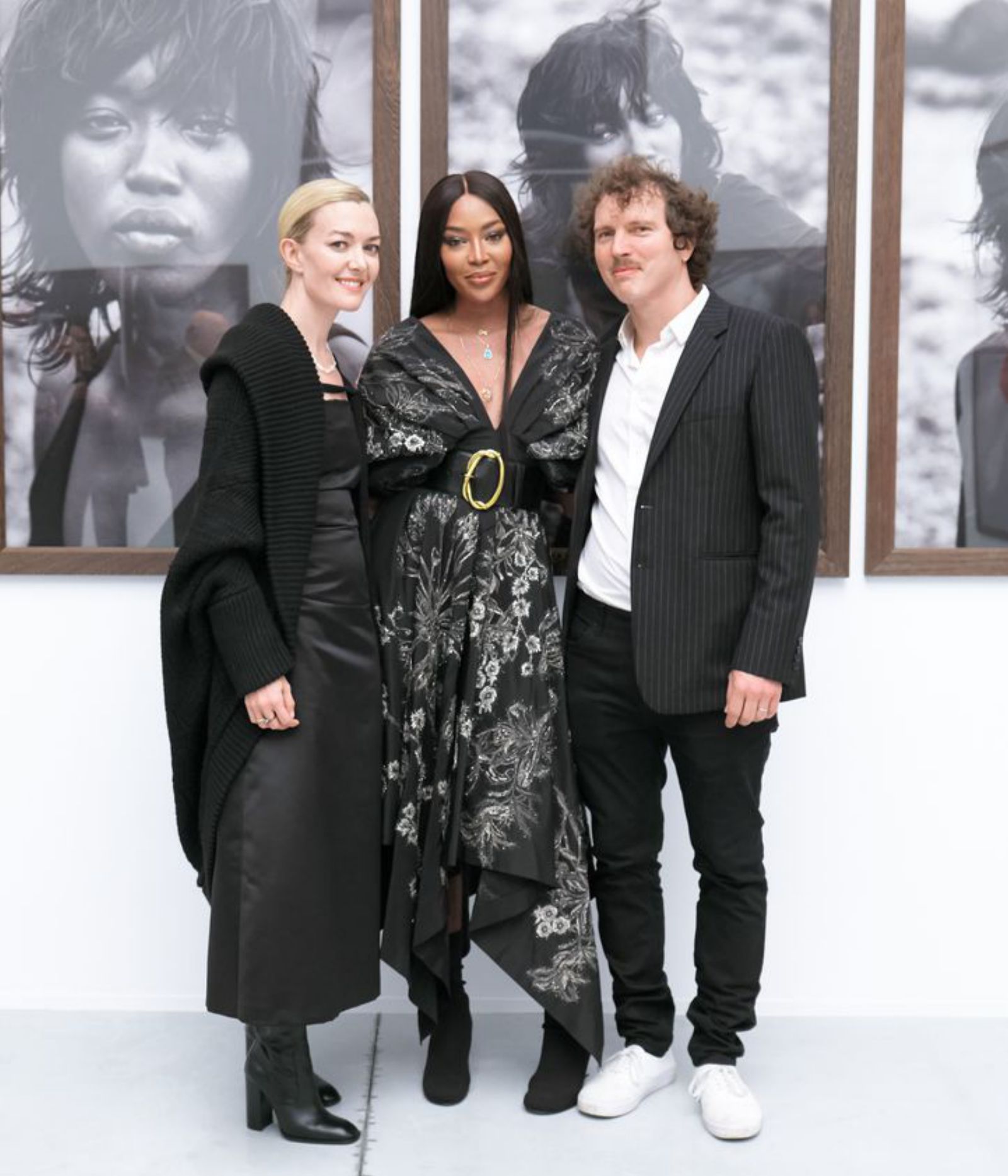 Ortega, Naomi Campbell y Benjamin Lindbergh. |   // S. L.