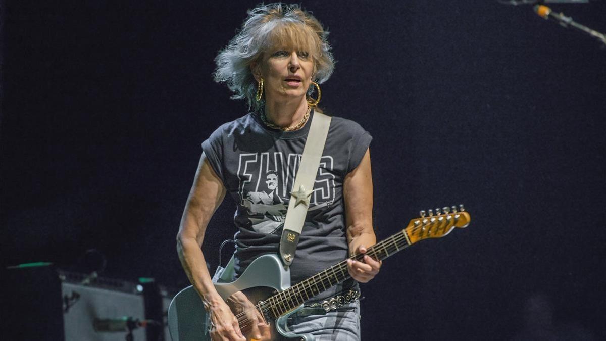 Chrissie Hynde de Pretenders, en su actuación en el Festival de Cap Roig.