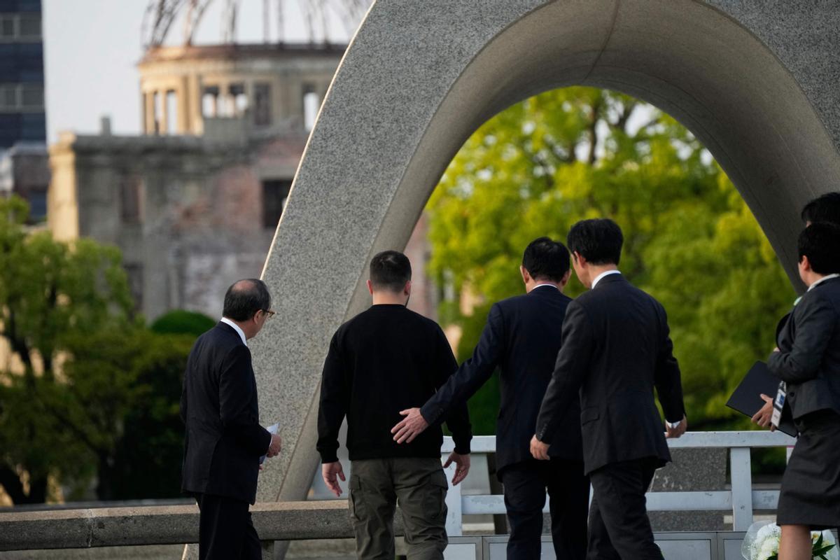 Zelenskiy en  la cumbre de líderes del Grupo de los Siete (G-7) en Hiroshima