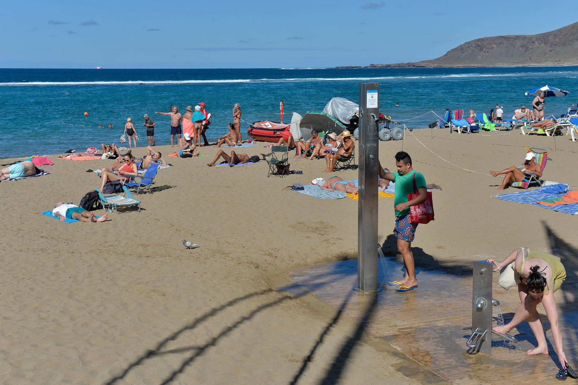 Tiempo en la playa de Las Canteras (1/12/2022)