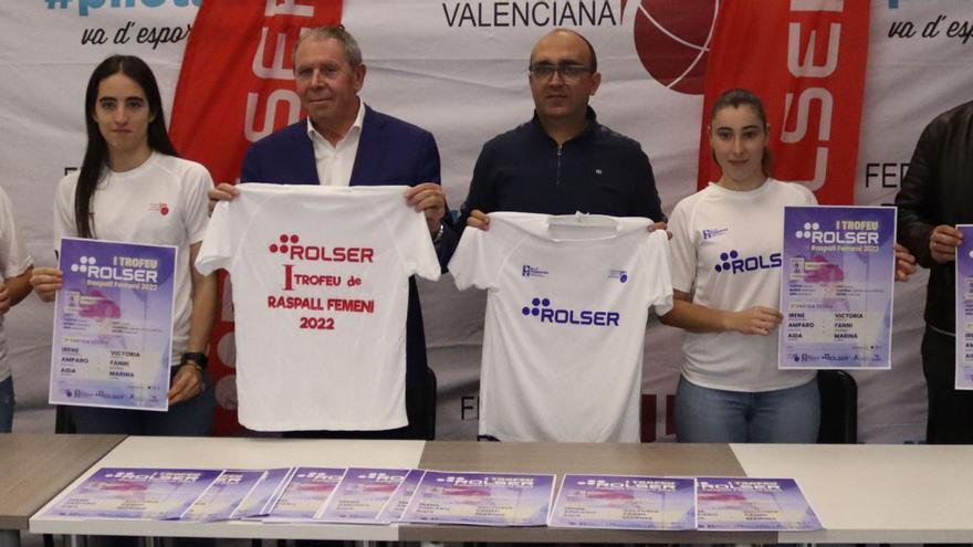 Acte de presentació del I Trofeu Rolser de raspall femení, que es celebrarà el 9 de desembre a Pedreguer. | FEDPIVAL