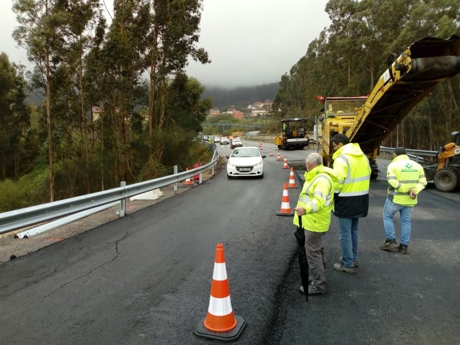 Las obras en el Corredor de O Morrazo // Gustavo Santos