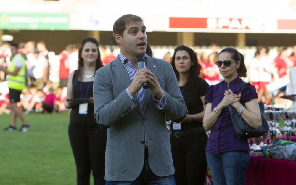 Clausura de la liga local de fútbol base de Cartag