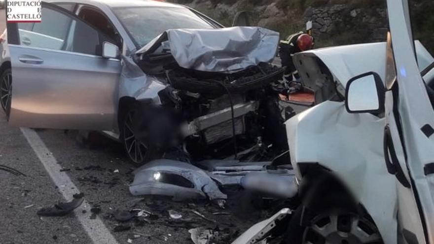 El accidente de tráfico en Xert se cobra su tercera víctima mortal