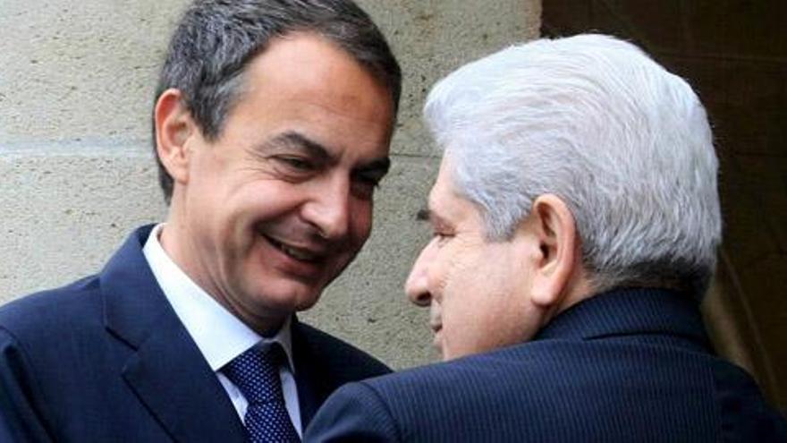 Zapatero ofrece su apoyo en el proceso de diálogo