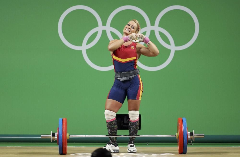 Lydia Valentín ha conseguido el bronce en la categoría de -75 kilos de halterofilia.