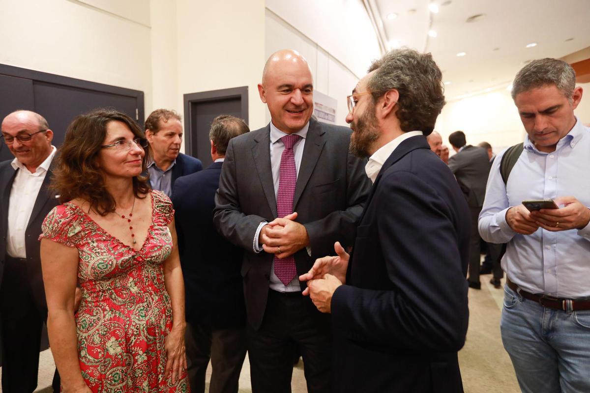 Cristina Martín, Vicent Marí y Aitor Moll