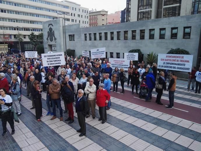 Manifestación de la Plataforma de Afectados por La Ley Turística