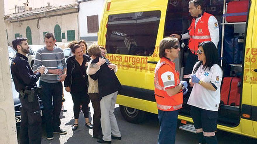 Rettungskräfte im Einsatz