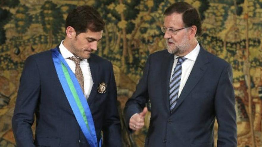 Casillas recibe la Gran Cruz de la Orden del Mérito Deportivo