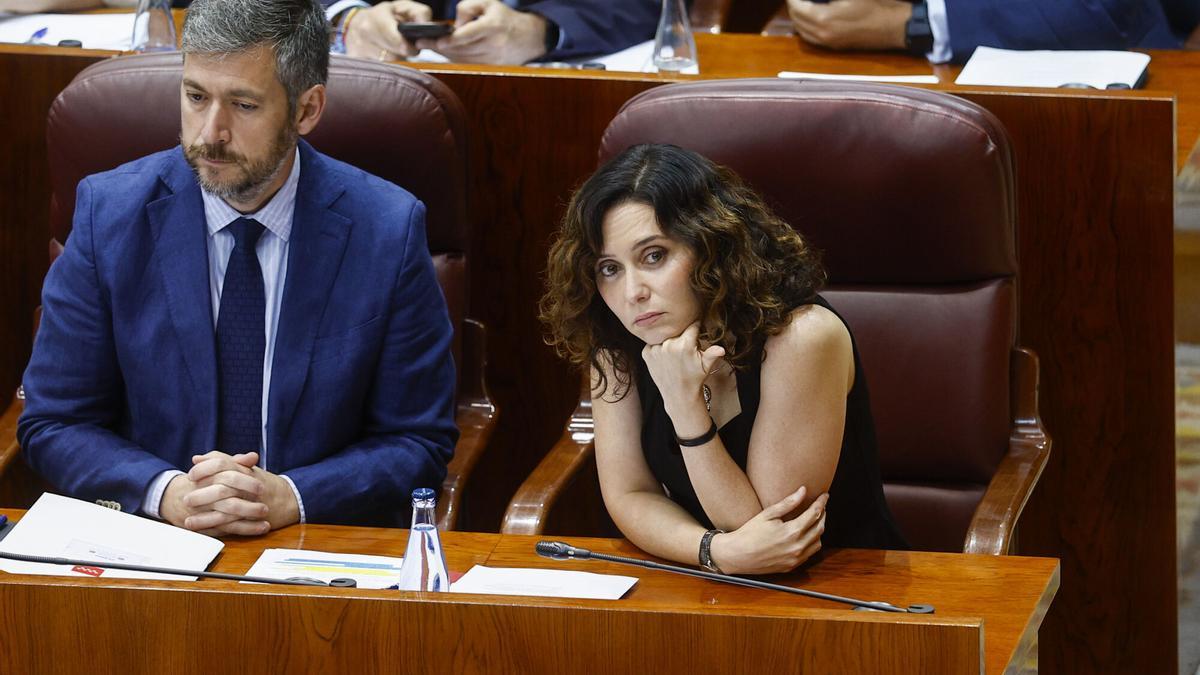 La presidenta de la Comunidad de Madrid, Isabel Díaz Ayuso.