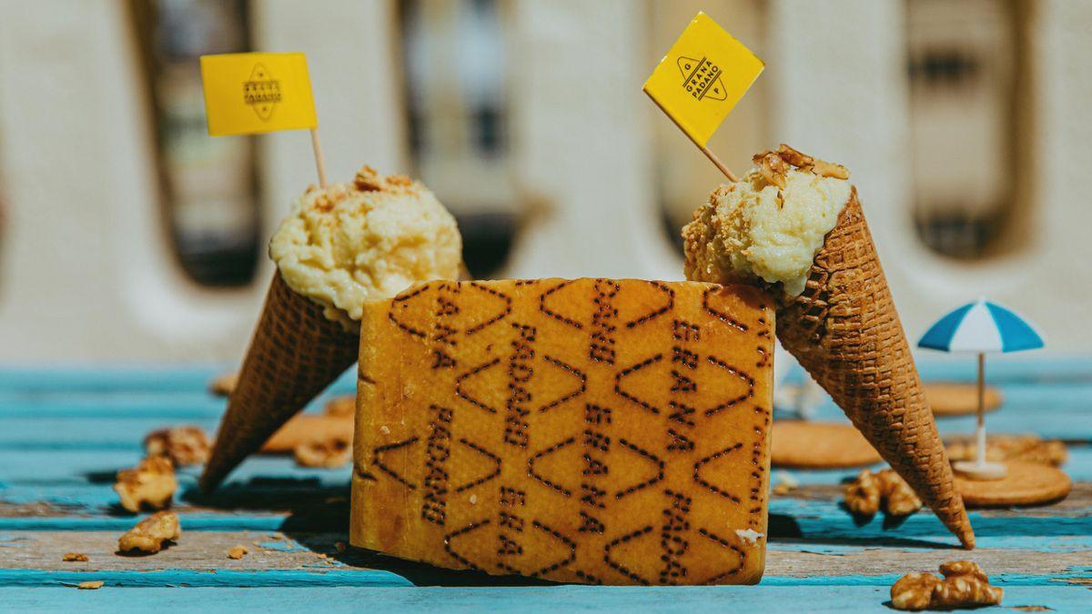 El nuevo helado de queso de Grana Padano