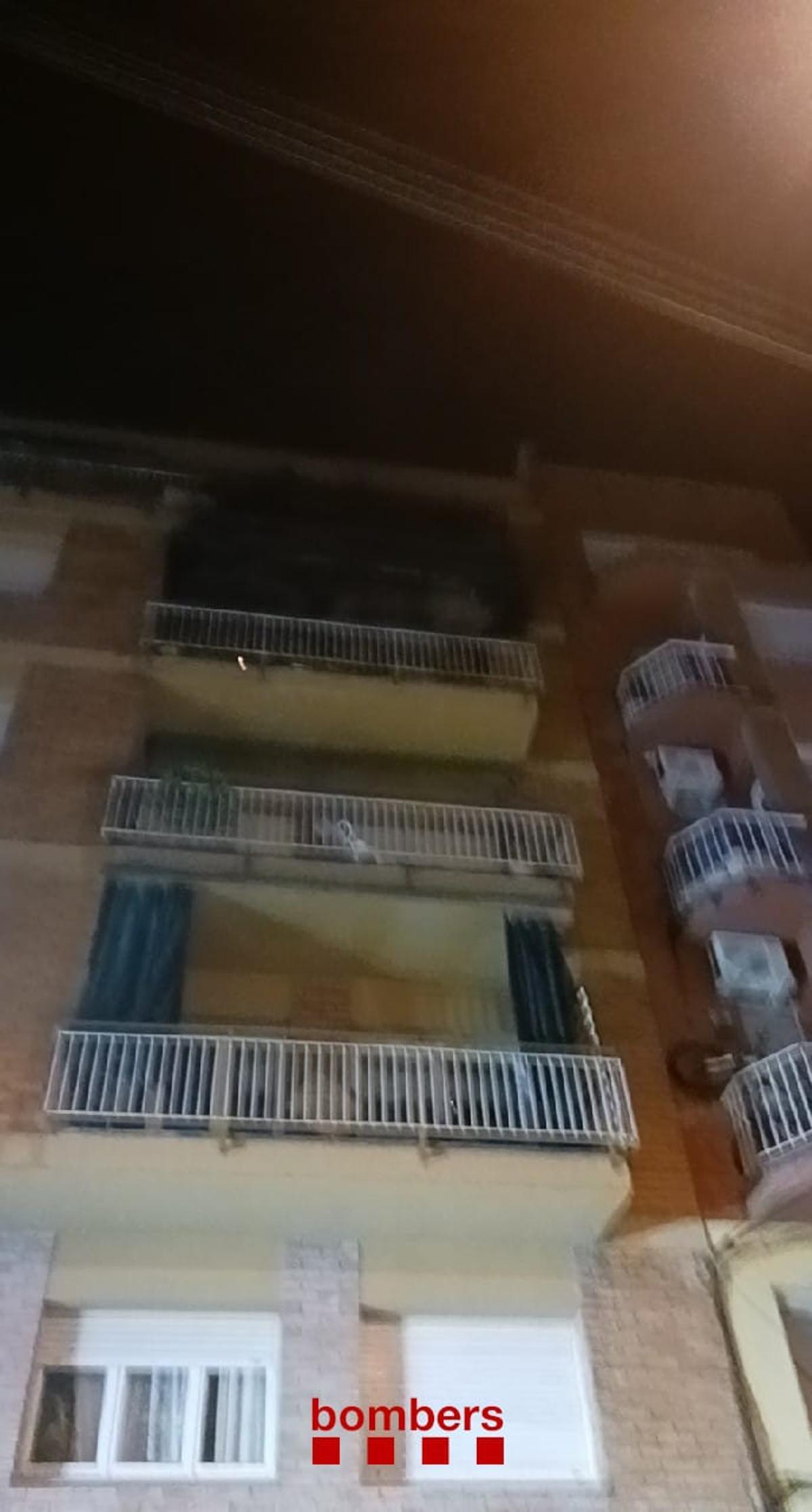 L'edifici on s'ha produït l'incendi