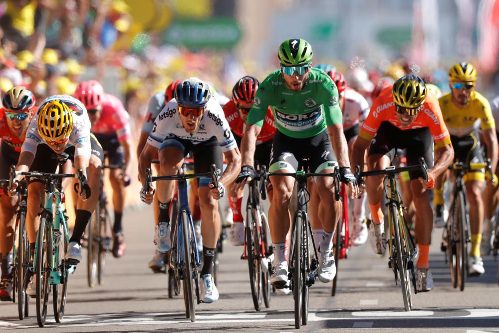 Tour de Francia: La quinta etapa, en imágenes.