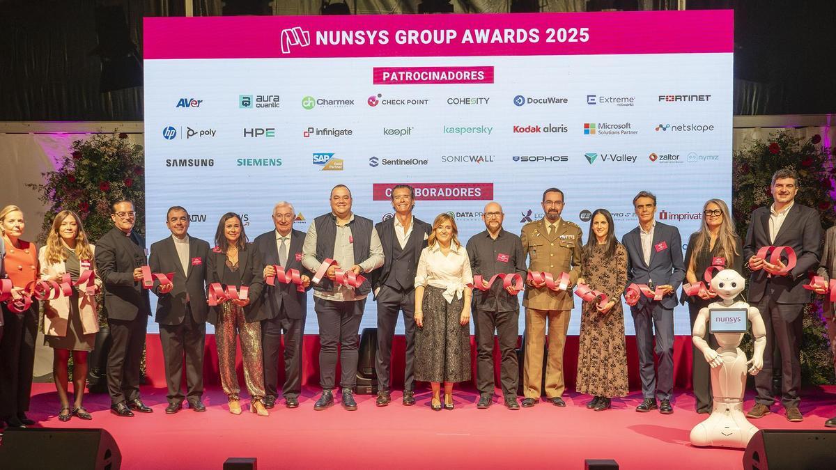 Premiados en los Nunsys Group Awards 2025 celebrados en Zaragoza