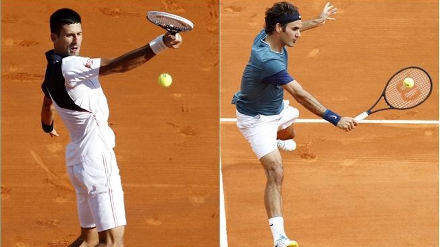 Djokovic y Federer se medirán en semifinales.