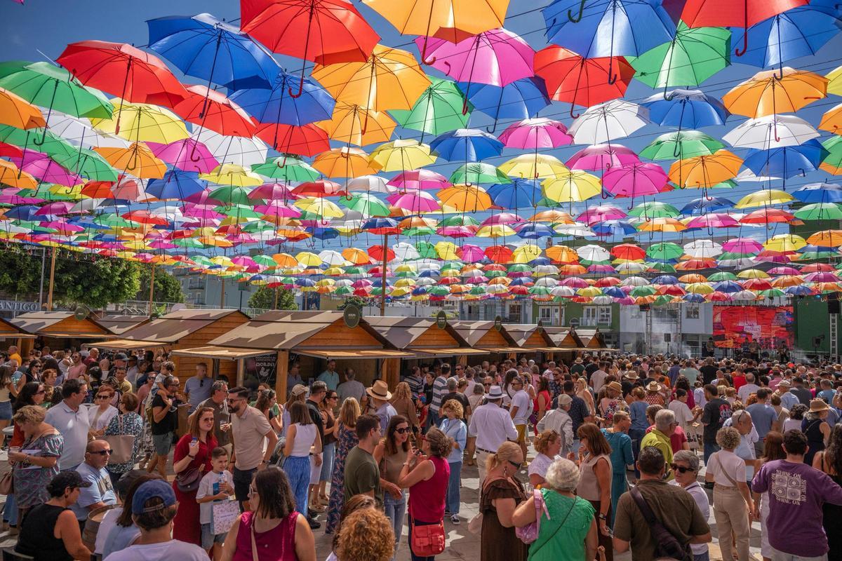 Un momento de la edición anterior de la Feria Insular de Gastronomía Saborea La Palma