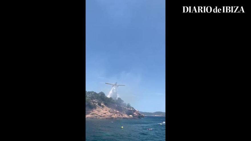 Incendio en Cala Bassa