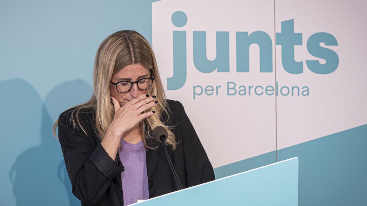 Barcelona 06-05-2022 Política. Elsa Artadi renuncia a ser candidata a Barcelona por motivos personales. AUTOR: MANU MITRU
