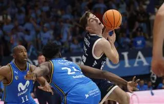 Raúl Lobaco, capitán del Alimerka Oviedo Baloncesto, tras caer ante Estudiantes: "Estamos tristes porque sabíamos que podíamos ganar"