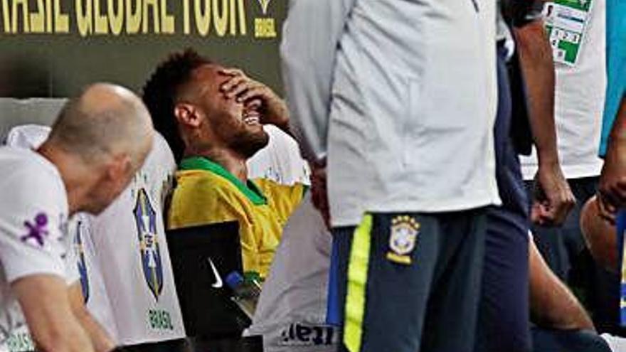 Neymar, lesionat contra Qatar