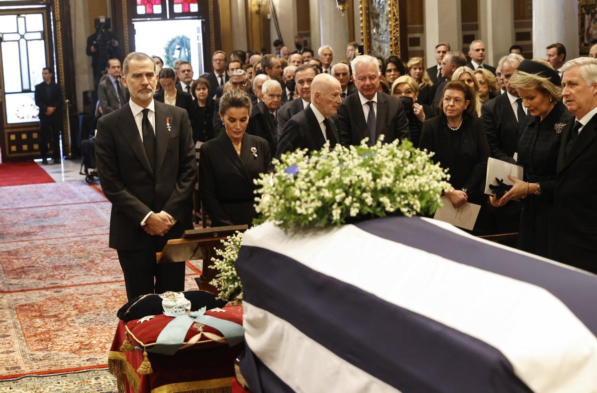 Funeral del rey Constantino de Grecia en Atenas