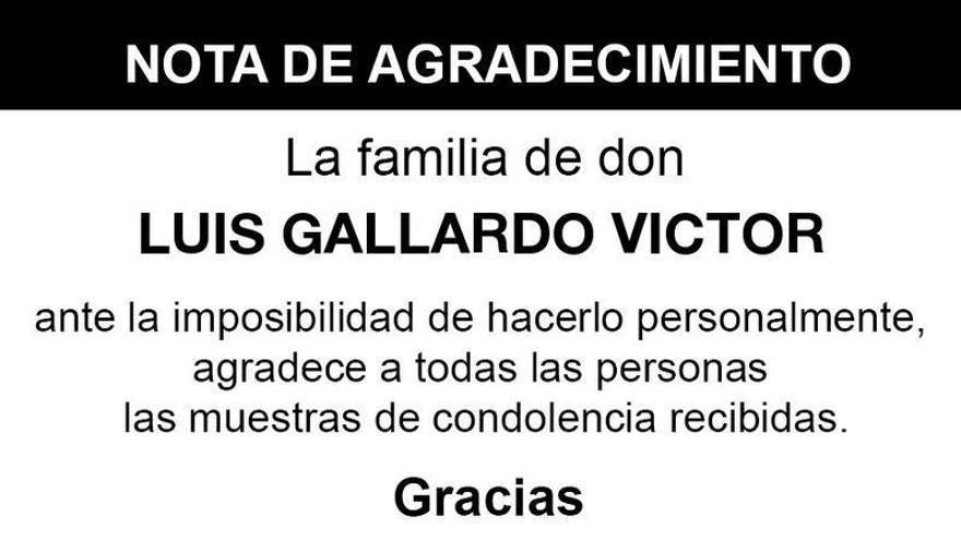 Nota Luis Gallardo Victor