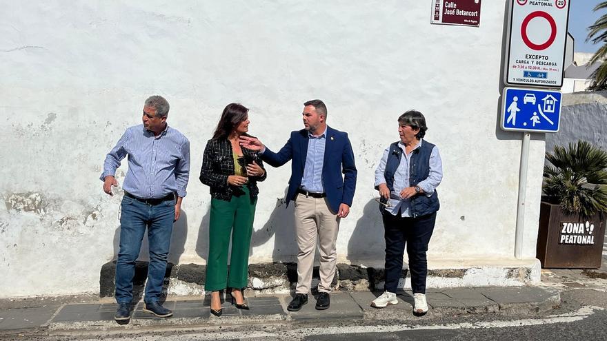 El Cabildo de Lanzarote ampliará las aceras de la calle José Betancort de Teguise