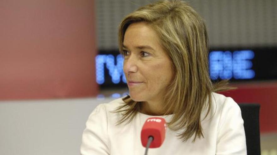 Ana Mato, durante la entrevista a RNE.