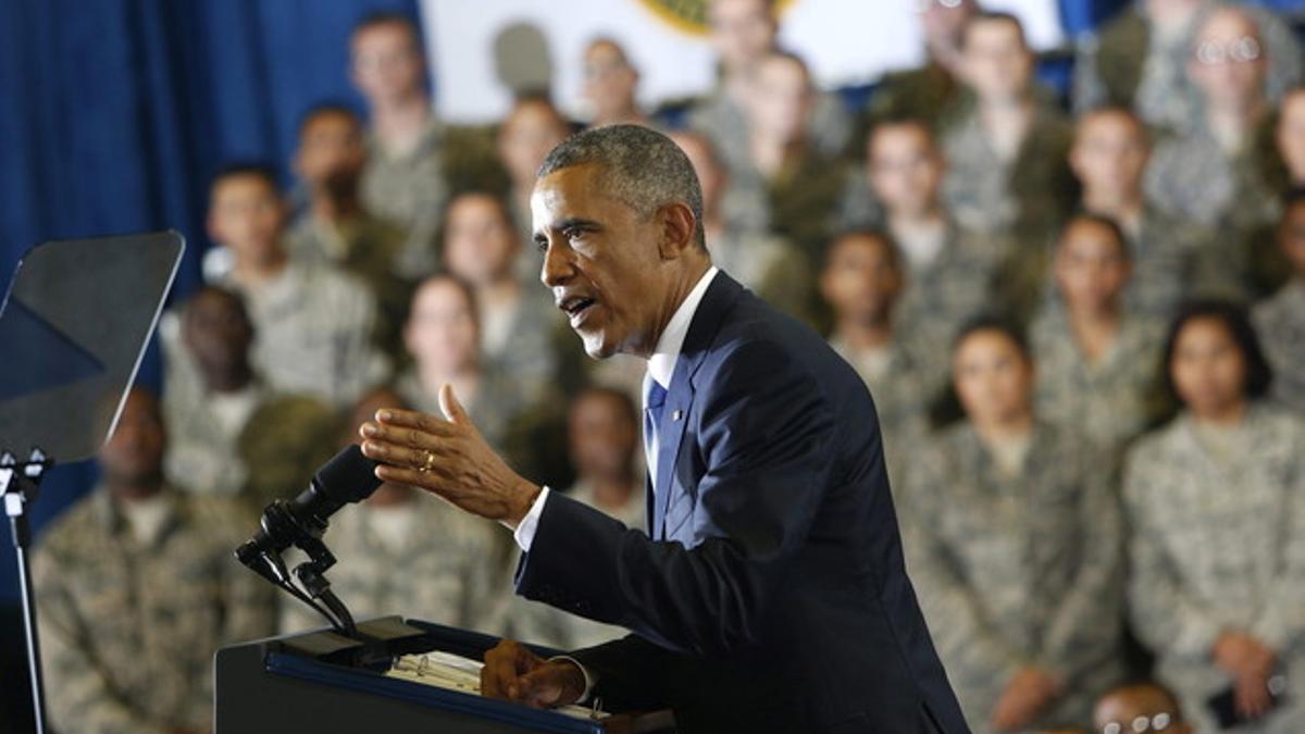 OBAMA: &quot;LA LUCHA CONTRA LOS YIHADISTAS NO SERÁ OTRA GUERRA SOBRE EL TERRENO EN IRAK&quot;