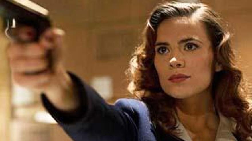 Hayley Atwell, la agente Peggy Carter.