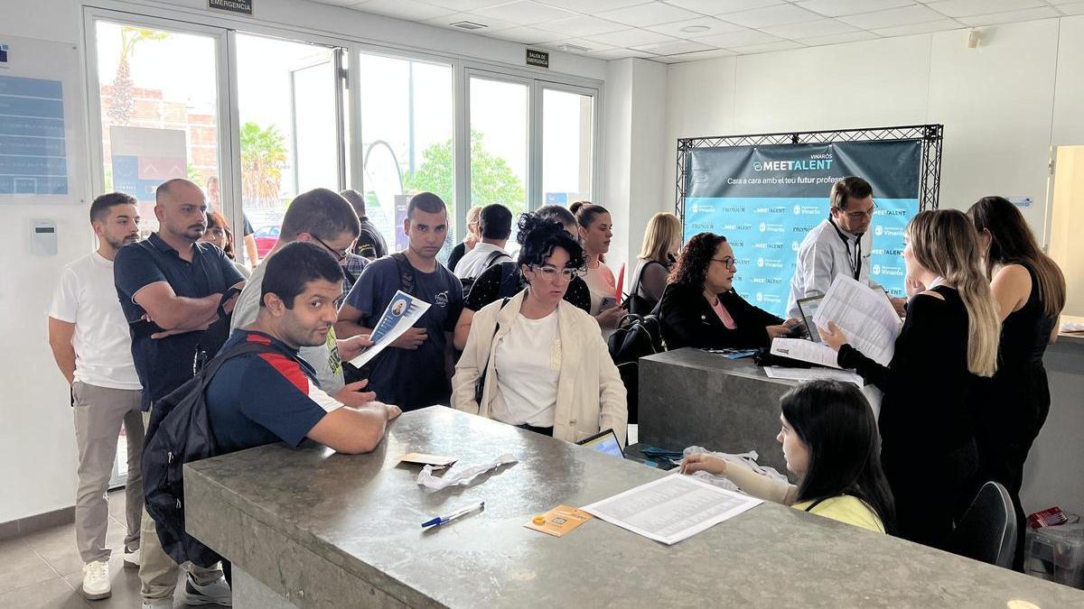 Foto de la feria de empleo Meet Talent en Vinaròs.