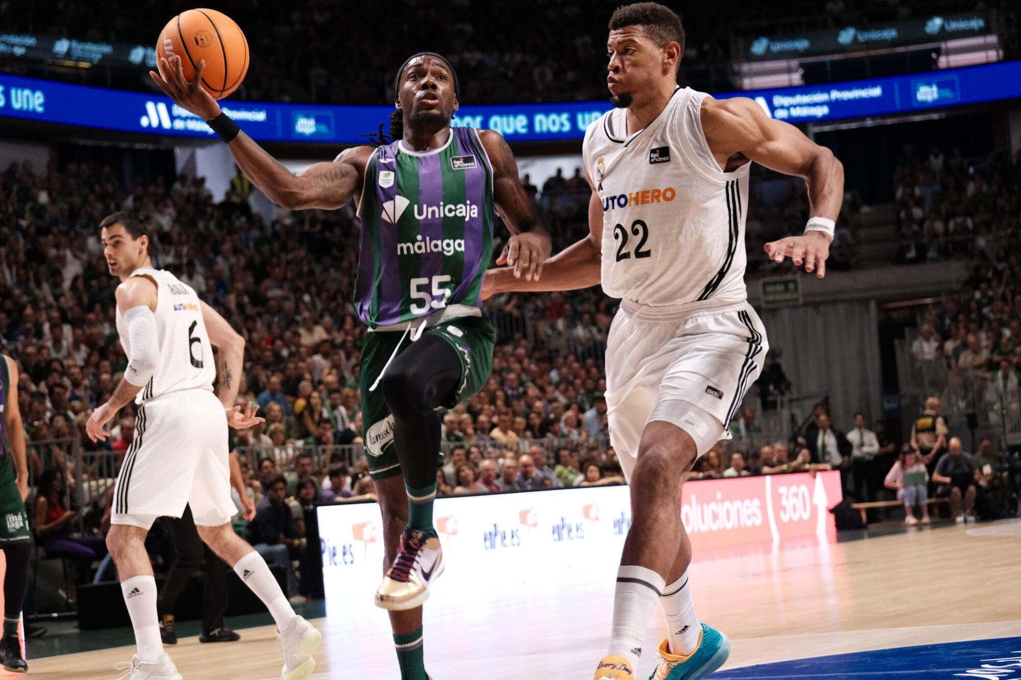 Tercer partido de semifinales de la ACB: Unicaja-Real Madrid