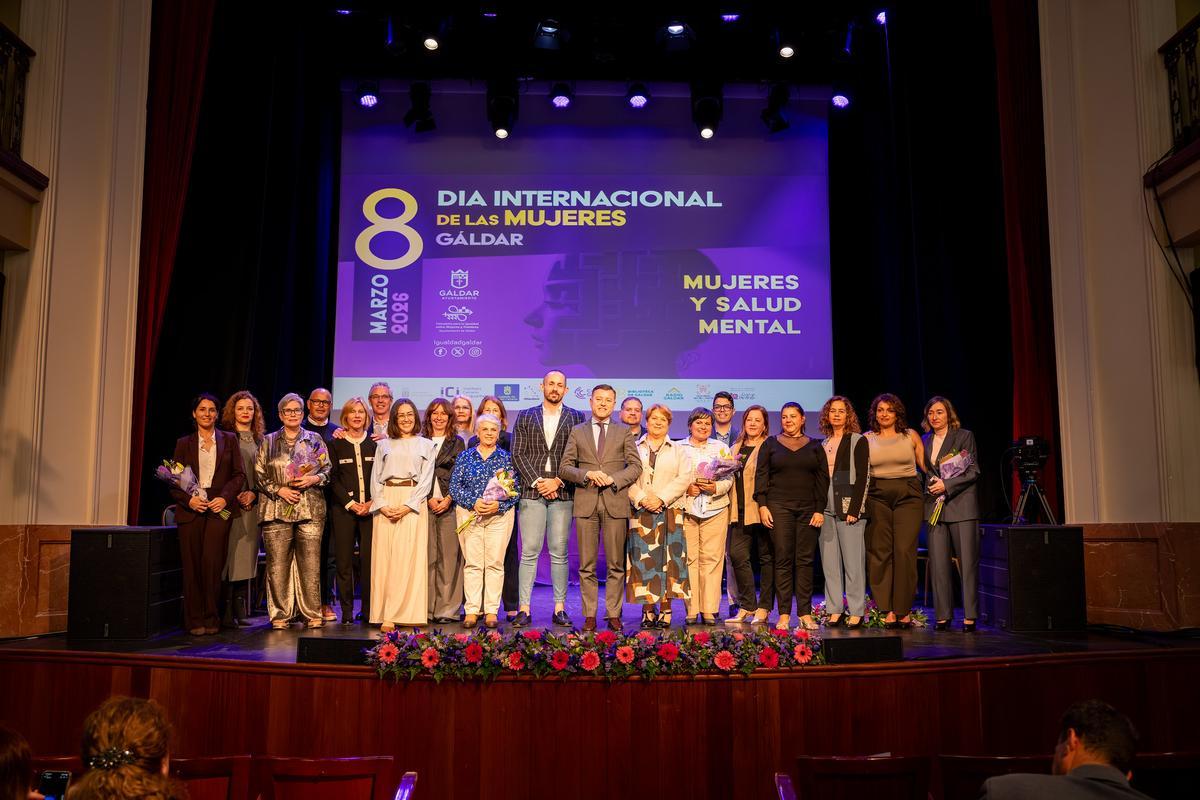 Acto de homenaje a las mujeres pioneras en la atención a la salud mental en Gáldar.