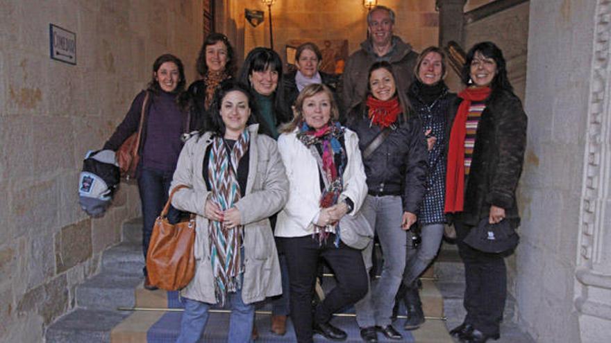 Los turoperadores argentinos, durante su estancia en el Parador de Zamora.