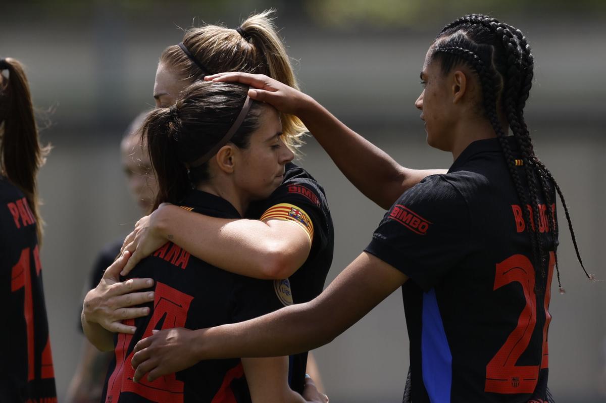 Aitana quiere seguir celebrando títulos con el Barça