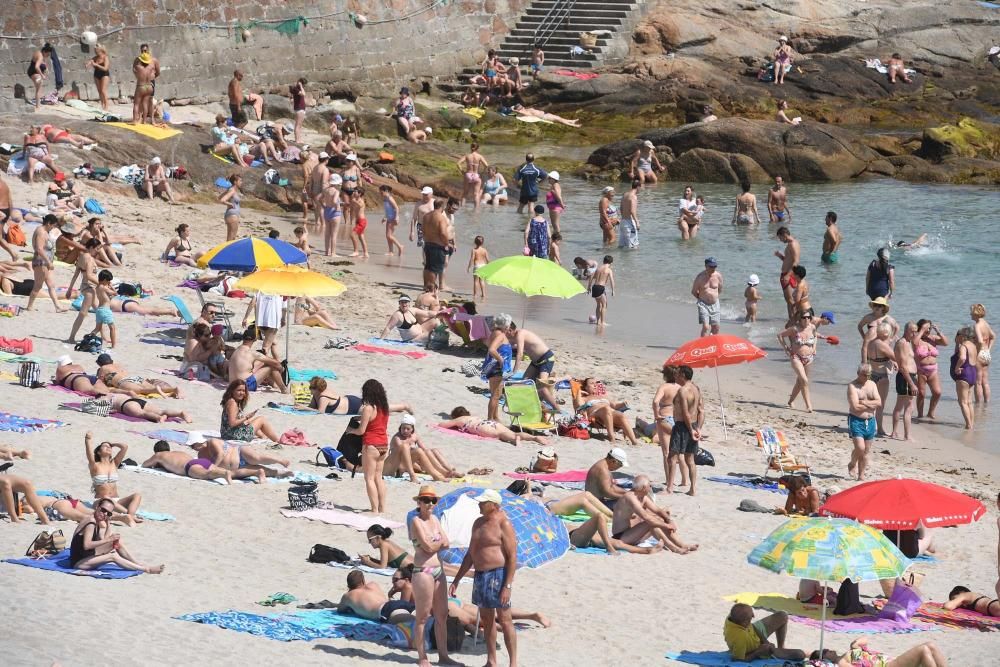 Calor en A Coruña en la recta final de primavera