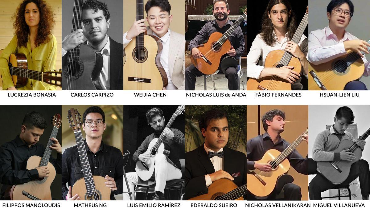 Estudiantes de la nueva edición del Máster de Guitarra de la UA