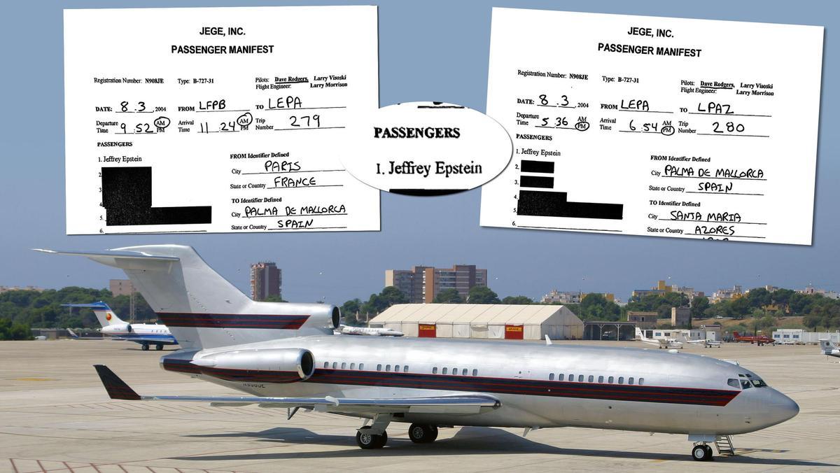 3 de agosto de 2004, el Boeing-727 de Jeffrey Epstein aterriza a mediodía en Palma y queda estacionado en la terminal de aviones privados. El ‘Lolita Express’ trasladaba al magnate y a cuatro jóvenes.