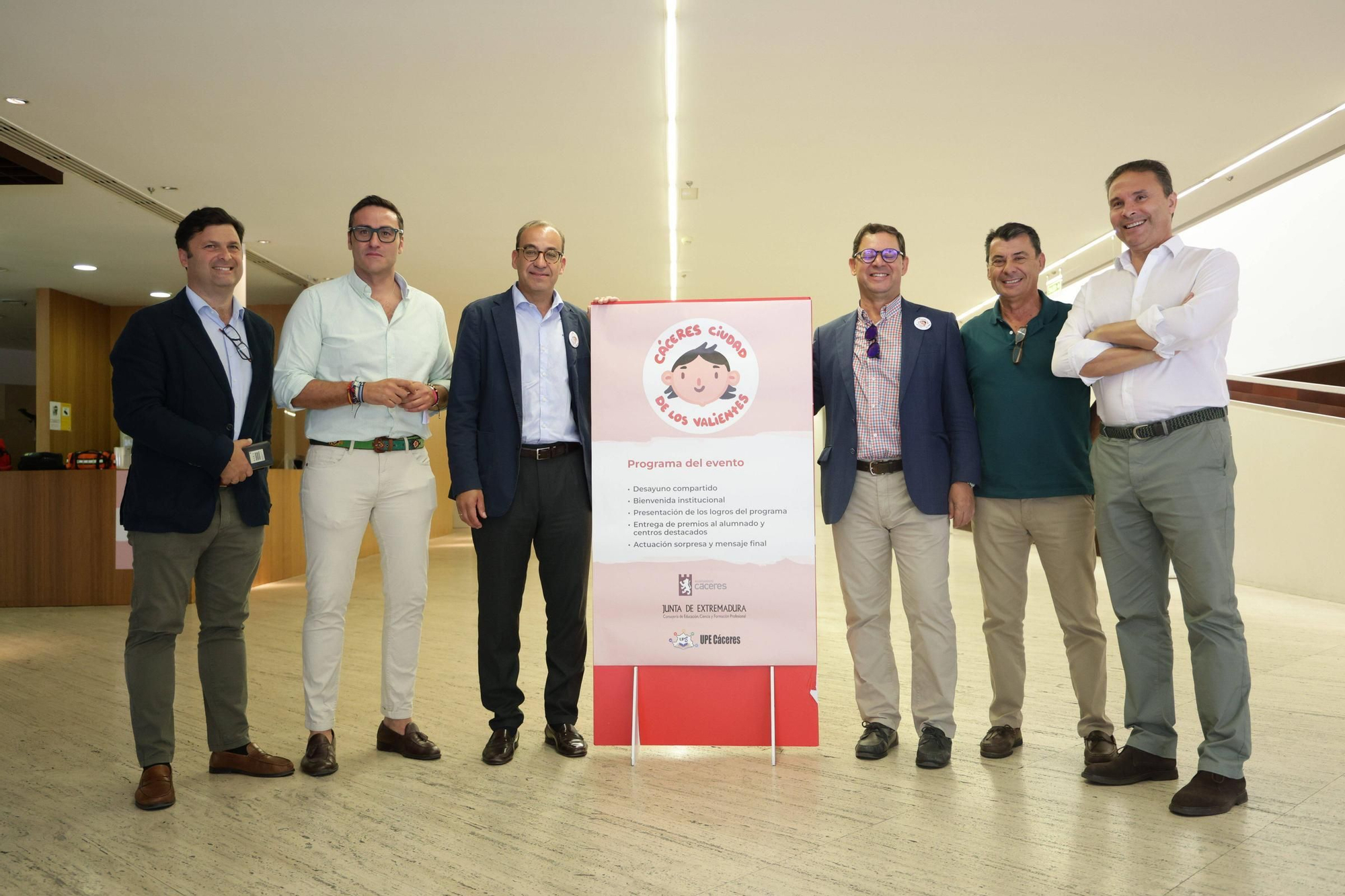 Ceremonia de clausura del programa 'Cáceres, ciudad de valientes'.