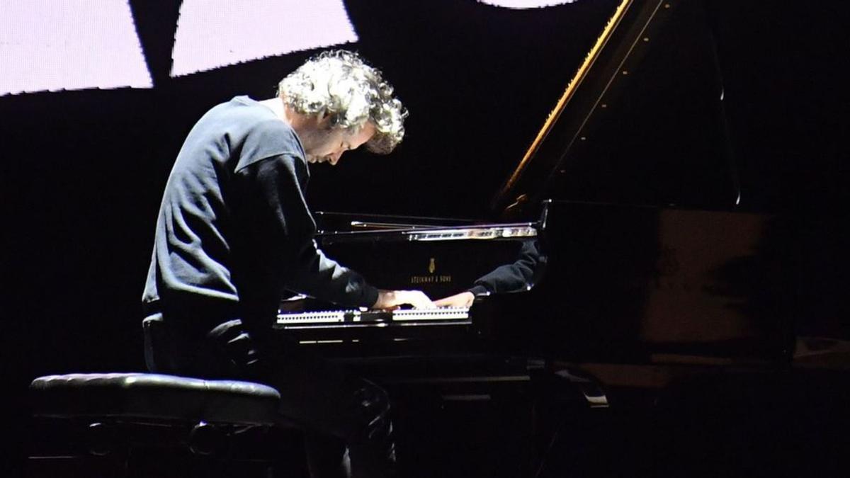 James Rhodes durante su concierto en A Coruña