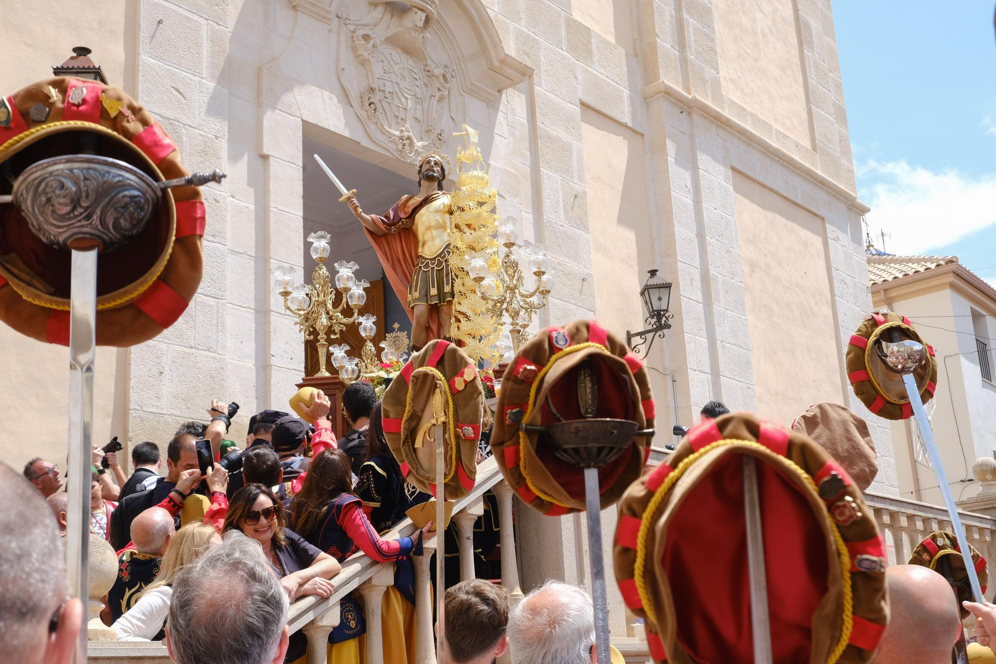 Así se ha vivido la bajada del Santo en las fiestas de Petrer