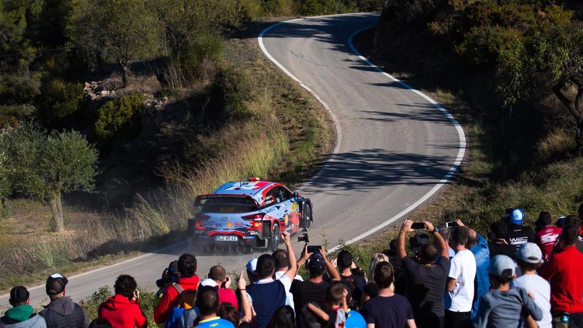 Dani Sordo, en acción con su Hyundai