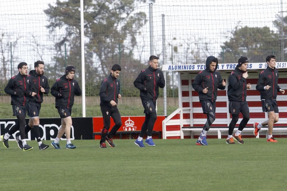 Entrenamiento del Sporting