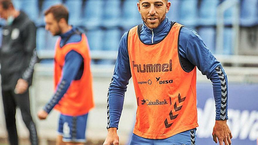 Giovanni Zarfino, entrenando en el Heliodoro Rodríguez López.